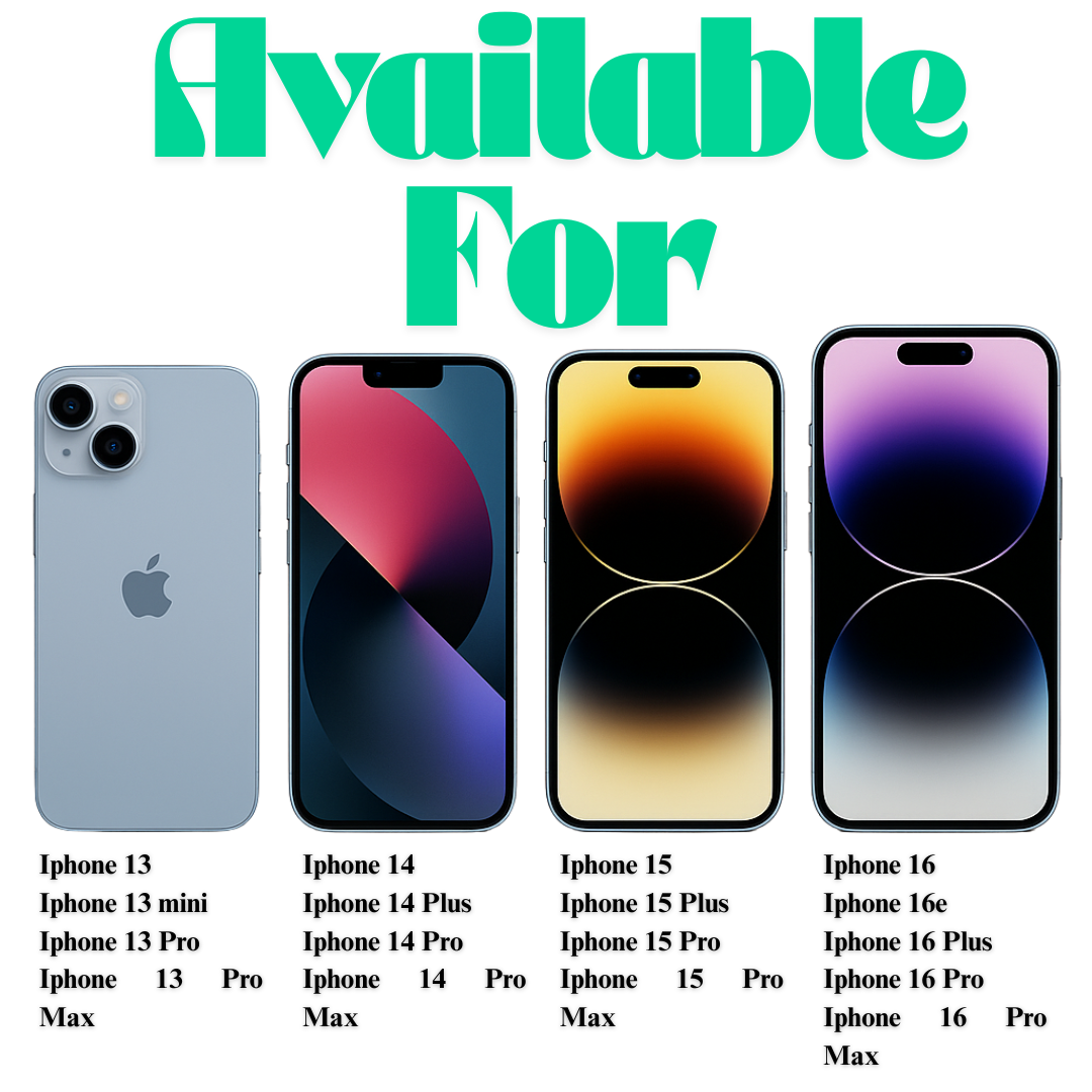 Trendi Custom Personalized Picture/Photo Phone Case for iPhone 13, 14, 15, 16 (All Models) – UV Printed, MagSafe Compatible, Scratch-Resistant Clear
