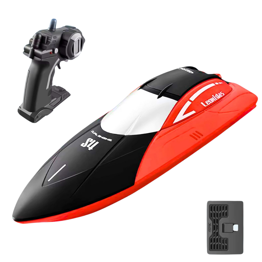 Trendi RC Boat ā 20+ MPH High Speed Remote Control Racing Boat, 2.4GHz Waterproof RC Speedboat with Low Battery Alarm & Capsize Recovery ā Includes Rechargeable Battery