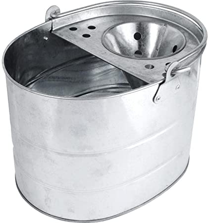 Trendi® Heavy Duty Metal Thick Galvanized Steel Mop Bucket