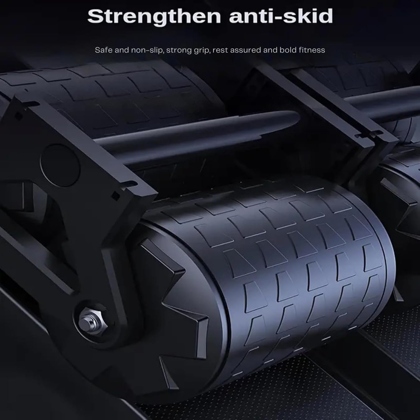 Trendi Abdominal Roller Wheel with Auto-Rebound & Elbow Support, Phone Holder & Knee Pad | Core & Abdominal Trainer for Home Gym | Fitness Equipment for Beginners & Athletes