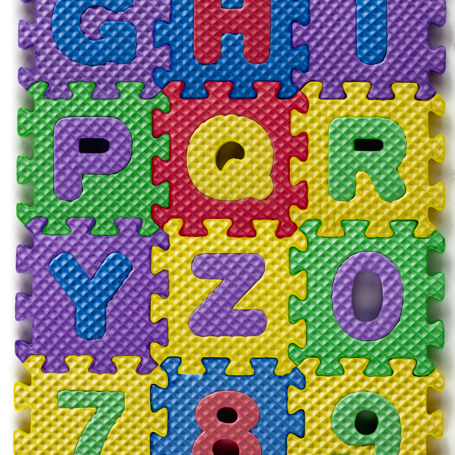 Alphabet top puzzle mat